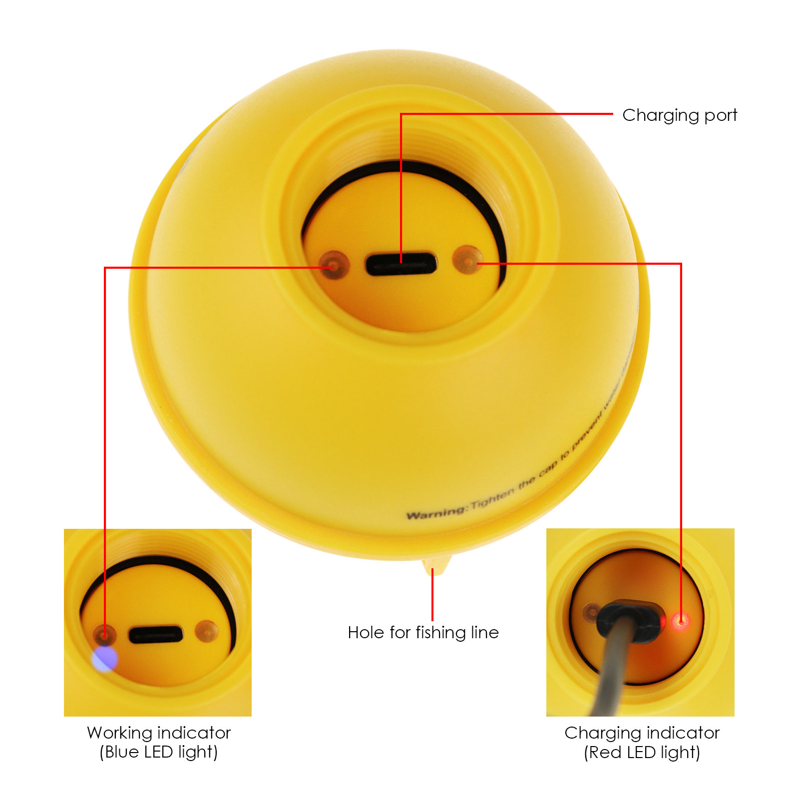 DP-104 Wireless Fish Finder Portable Fishfinder 147 Feet Sonar Sensor Rechargeable Depth Finders Kayak Fishing Accessories for Sea Fishing, Ice Fishing, Boat Fishing DP-104 Wireless Fish Finder Portable Fishfinder 147 Feet Sonar Sensor Rechargeable Depth Finders Kayak Fishing Accessories for Sea Fishing, Ice Fishing, Boat Fishing