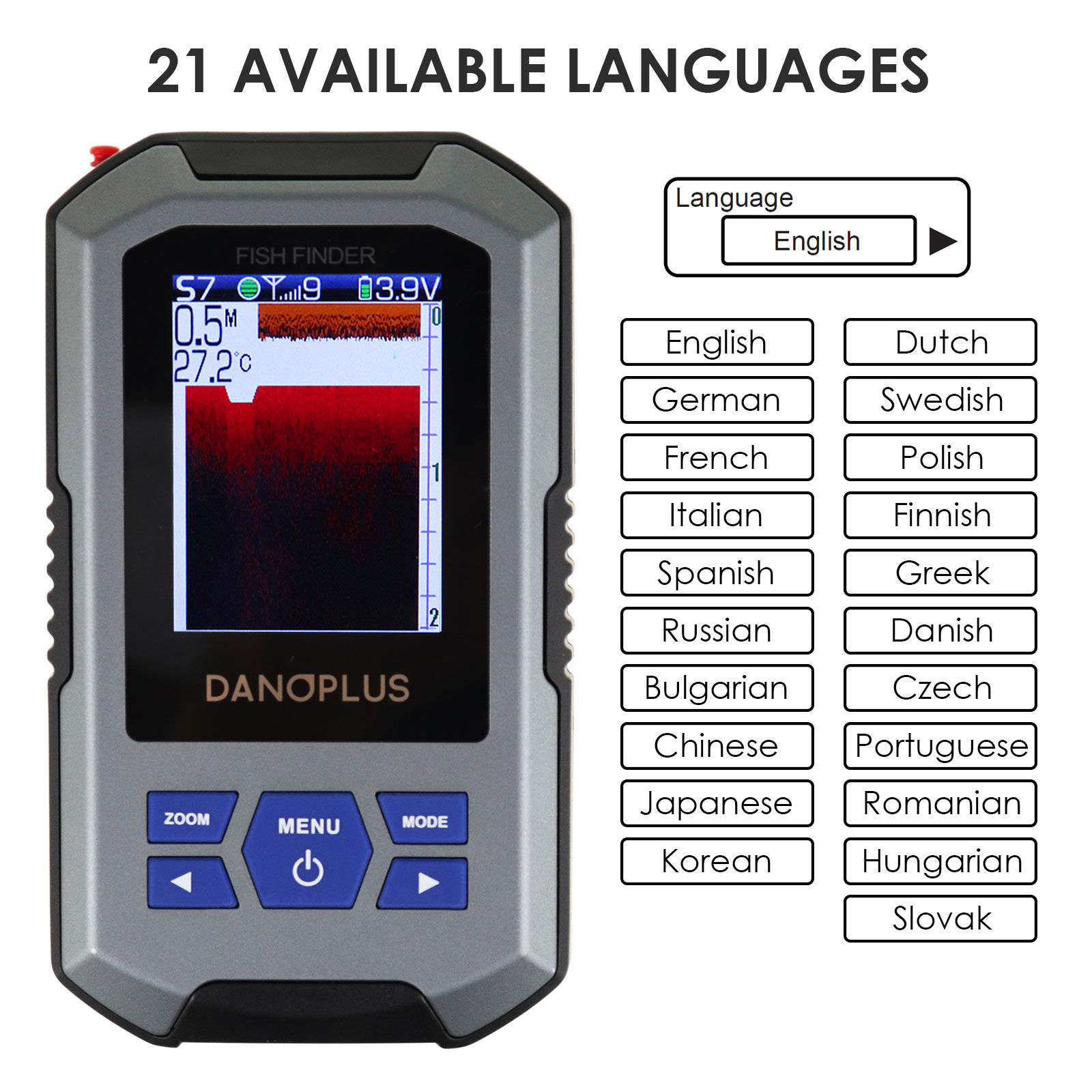 DP-104 Wireless Fish Finder Portable Fishfinder 147 Feet Sonar Sensor Rechargeable Depth Finders Kayak Fishing Accessories for Sea Fishing, Ice Fishing, Boat Fishing DP-104 Wireless Fish Finder Portable Fishfinder 147 Feet Sonar Sensor Rechargeable Depth Finders Kayak Fishing Accessories for Sea Fishing, Ice Fishing, Boat Fishing