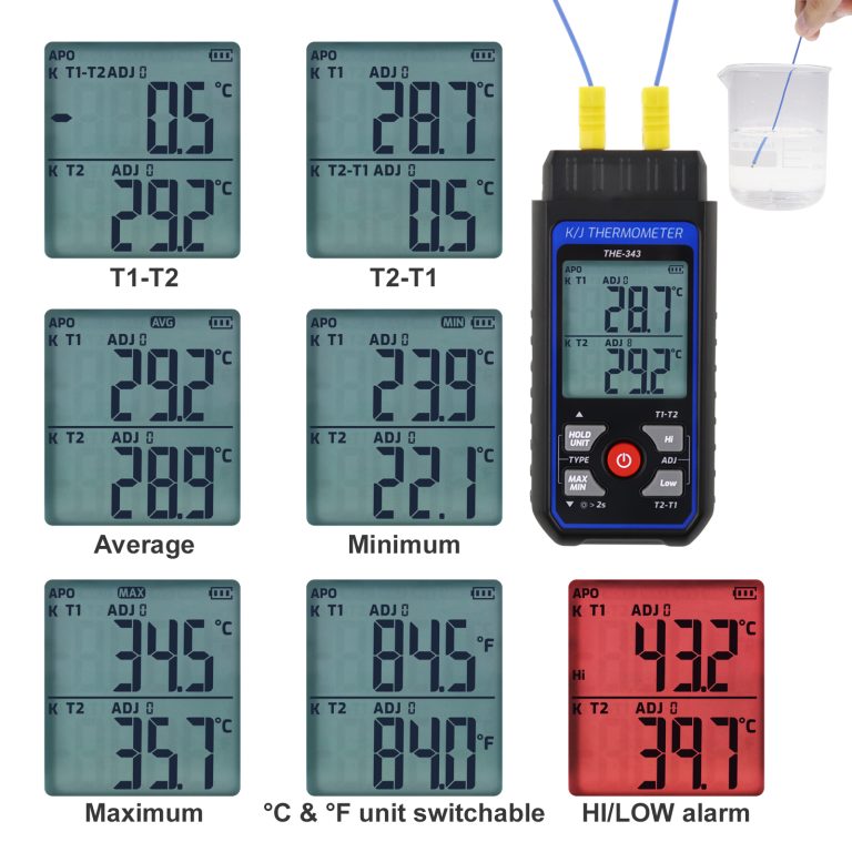 K-Typ Thermoelement-Thermometer - HI935005