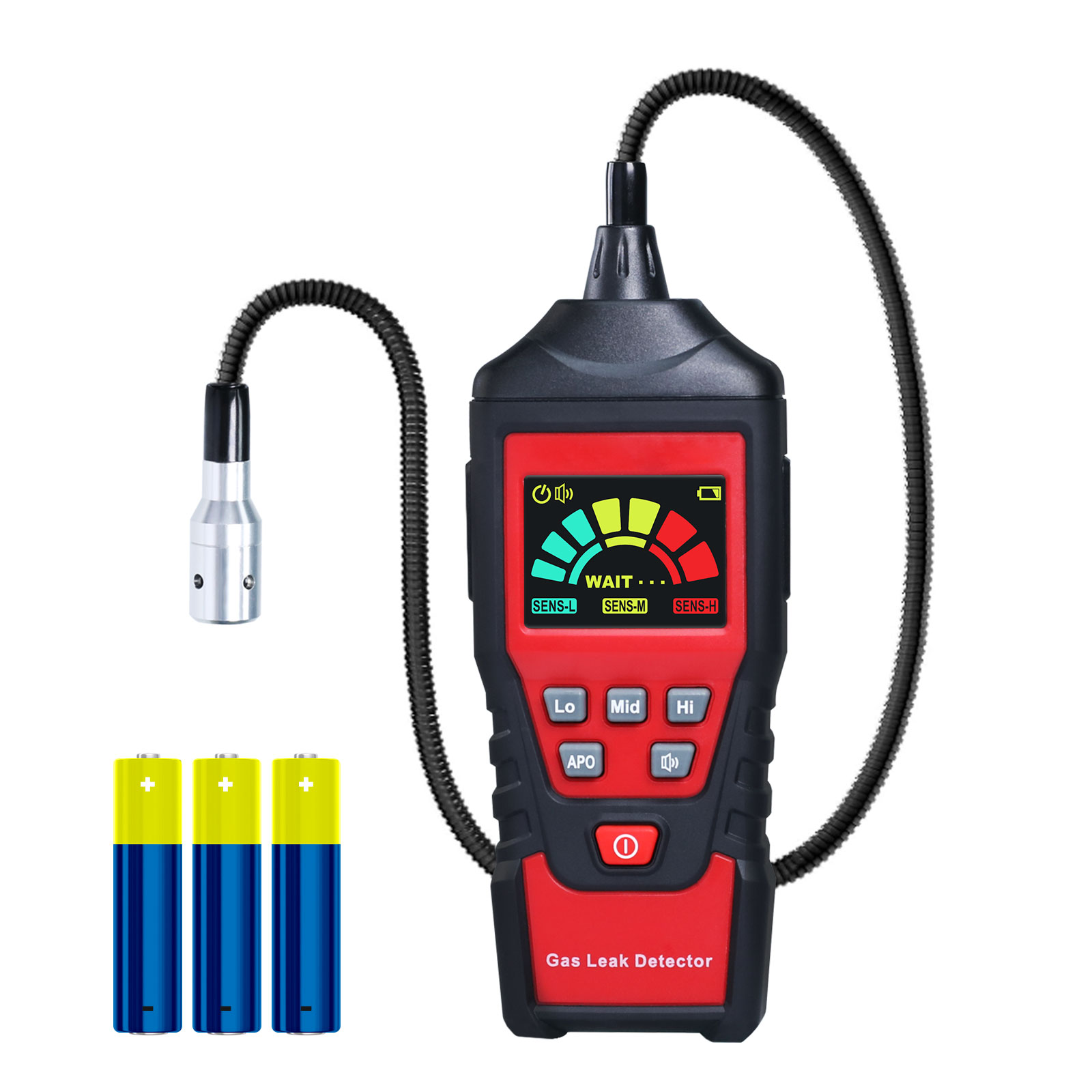 DP-425 Natural Gas Leak Detector 16.5-inch Gooseneck Gas Leak Detector, Natural Gas Detector for Locating The Source of Propane, Natural Gas, Combustible Gas Leak for Home and RV with Audible&Visual DP-425 Natural Gas Leak Detector 16.5-inch Gooseneck Gas Leak Detector, Natural Gas Detector for Locating The Source of Propane, Natural Gas, Combustible Gas Leak for Home and RV with Audible&Visual