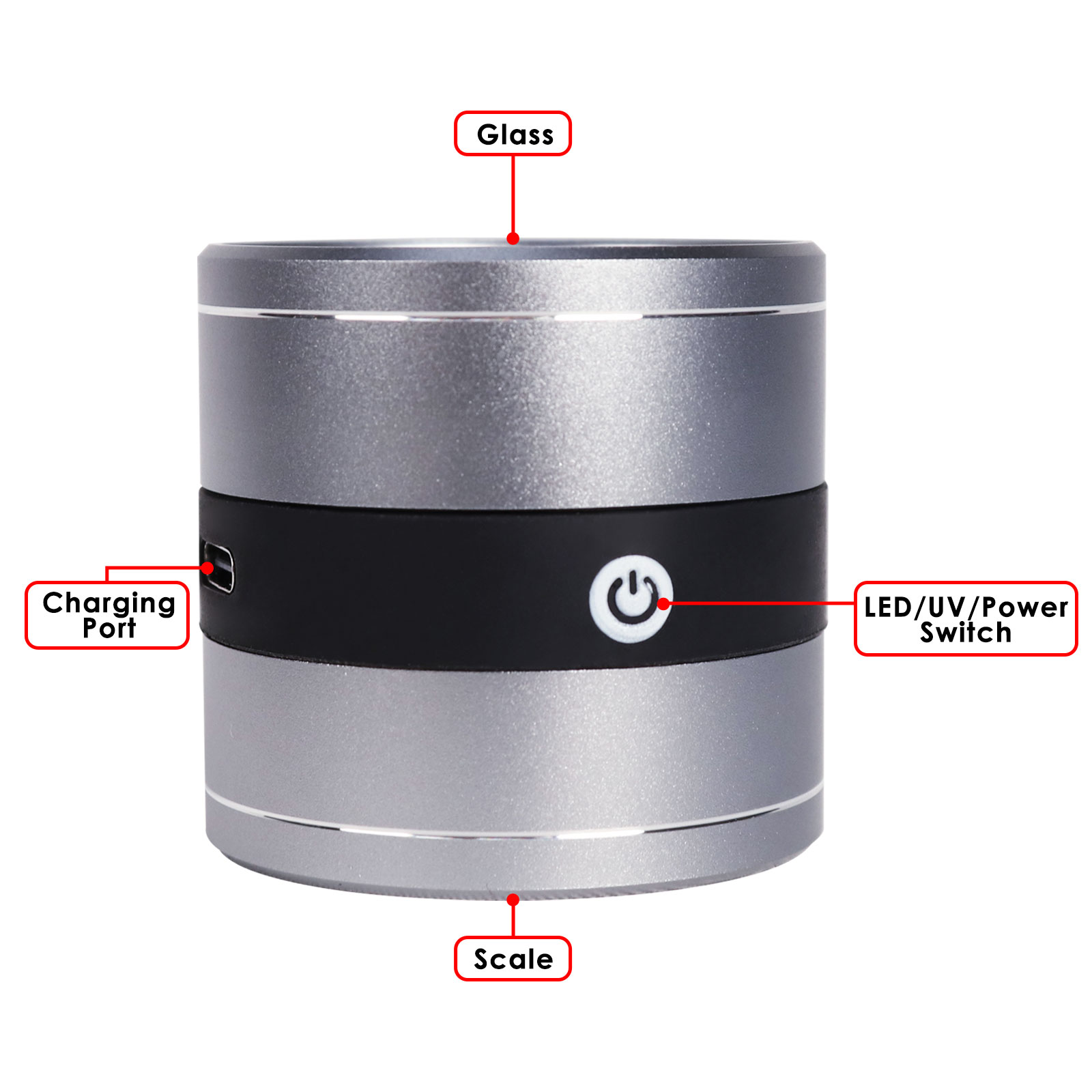 DP-386 Magnifying Glass 10X Rechargeable Jewelers Loupe with Scale Magnification, Loupe Magnifier with LED and UV Light Jewelers Magnifying Glass for Gem, Coin, Stamp Inspection, Watch Repair Jewelers Tool DP-386 Magnifying Glass 10X Rechargeable Jewelers Loupe with Scale Magnification, Loupe Magnifier with LED and UV Light Jewelers Magnifying Glass for Gem, Coin, Stamp Inspection, Watch Repair Jewelers Tool